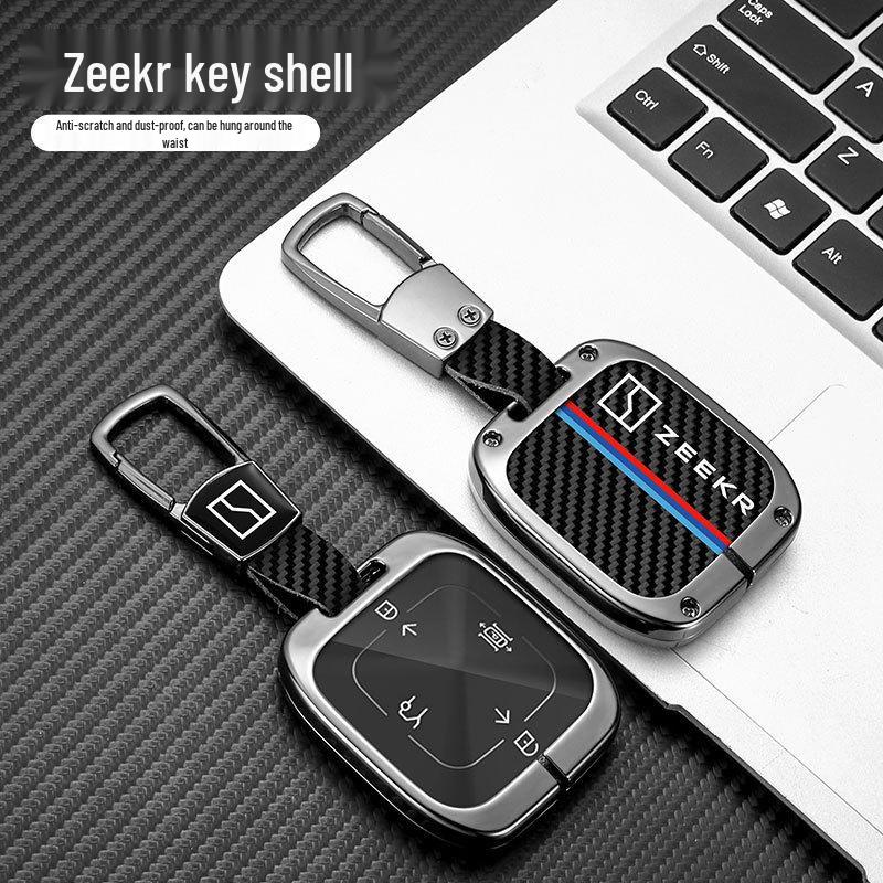 Zeekr 001 Bluetooth Key Case & Zeekr 009 Car Shell Buckle Bag for Men and Women (2023 ME Version)
