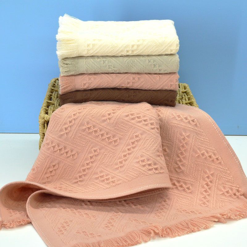 3pcs Gauze Towel Face Towel for Adults Home Use In Japanese Style Tassel Full Cotton Adult Face Towel and Hand Towel for Men and Women Couples