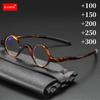 Small Round Reading Glasses Men Retro Anti Blue Light Goggles Vintage Hyperopia Eyewear Presbyopia Eyeglasses +1 +1.5 +2.5 +3.0