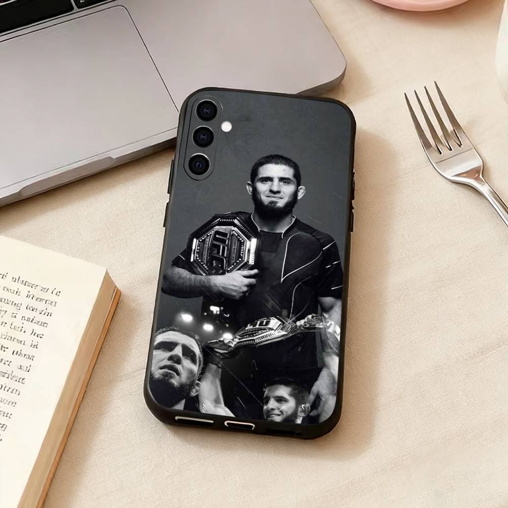 P4P Islam Makhachev-m Handyhülle Für Samsung Galaxy A73,A72,A71,A70,A53,A52,A51,Andere Weiche Schwarze Hülle