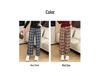 Plaid Elastic Waist Casual Petite Pants - Plus Size, Versatile Spring/Summer Style
