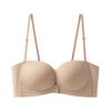 Beautiful Back Front Buckle Removable Strapless Summer Thin Non-slip Gathering Small Chest Showing Large Non-marking Invisible