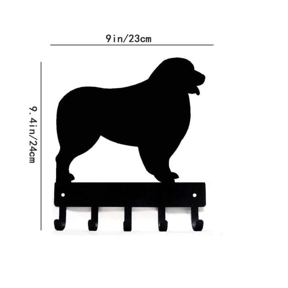 Rottweiler Key Leash Wall Hanger 22.9x23.8cm Pet Wall Art