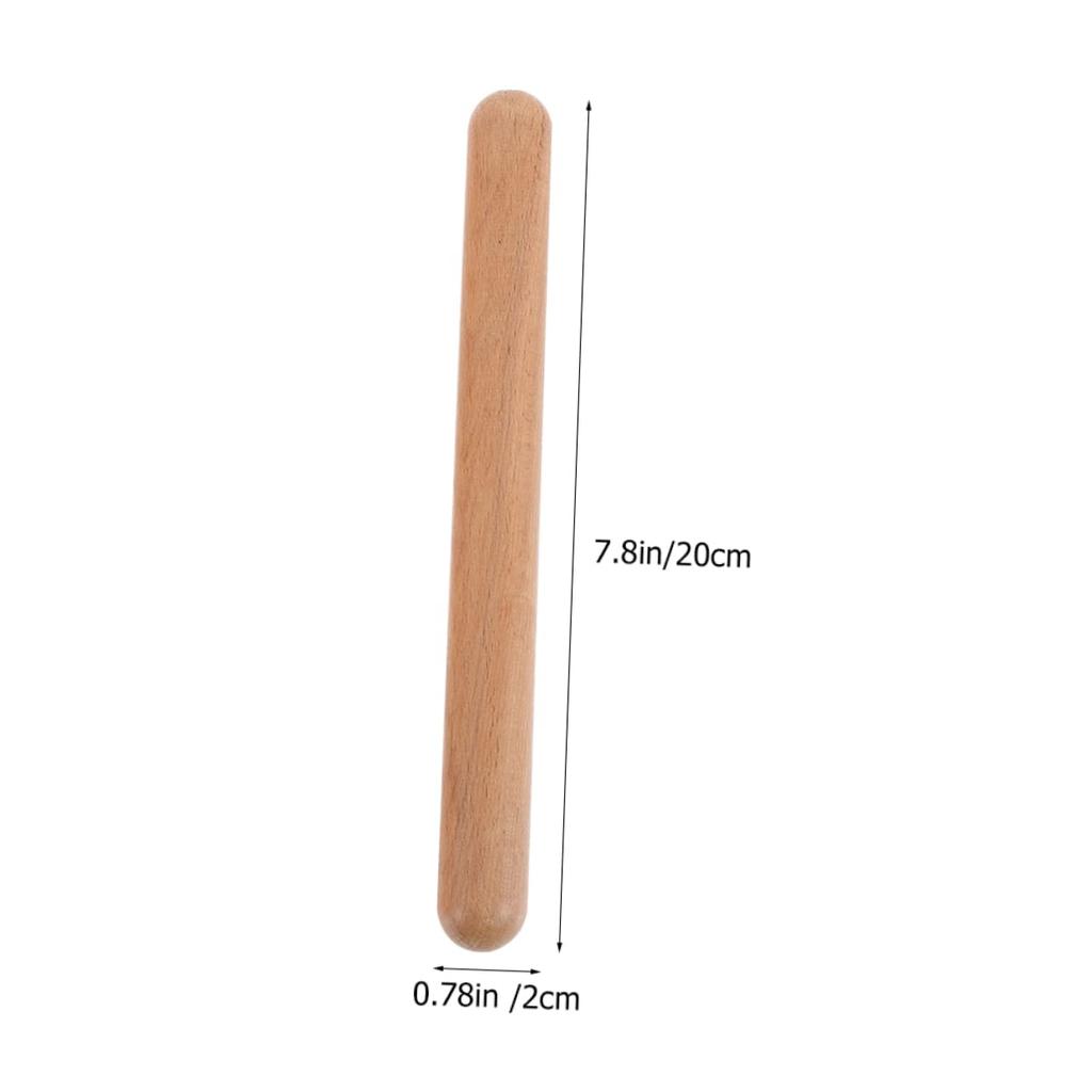 Abaodam 20pcs Butter Party Rhythm Sticks, Kids Educational Tool, Kids Musical Instrument Sticks, Musical Instrument for Kids, Rhythm Sticks, Wooden