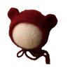 Newborn Cute Little Bear Knit Hat - Small Ear Soft Knitted Baby Photography Prop Adorable Photo Accessories for Boys & Girls