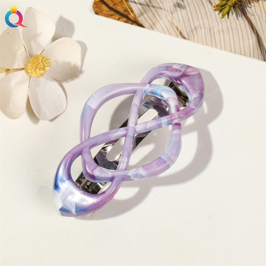 

2026 Hollow Geometric Spring Hair Clips Hairpins Women Girls Hair Pin Barrettes Accessories Hairclip Headdress Headwear Ornament about 4x8 cm