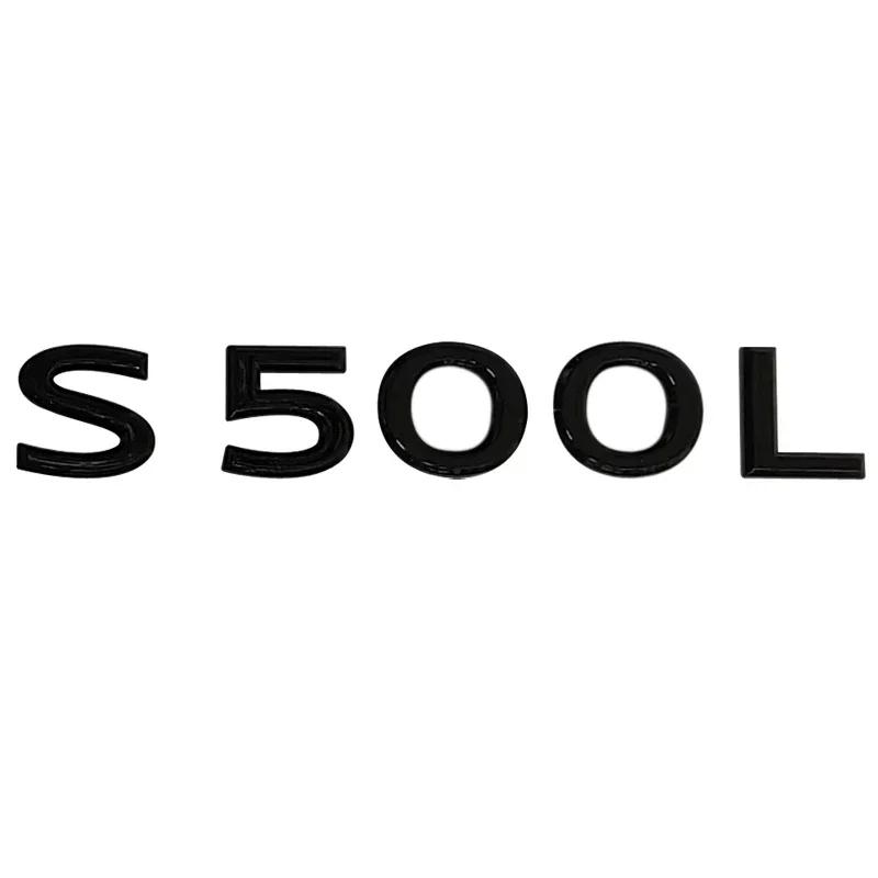 ABS Car Body Side Emblem Sticker Trunk Badge Decals for Mercedes Benz Maybach S400L S450L S480L S500L S580L S600L S680L Exterior