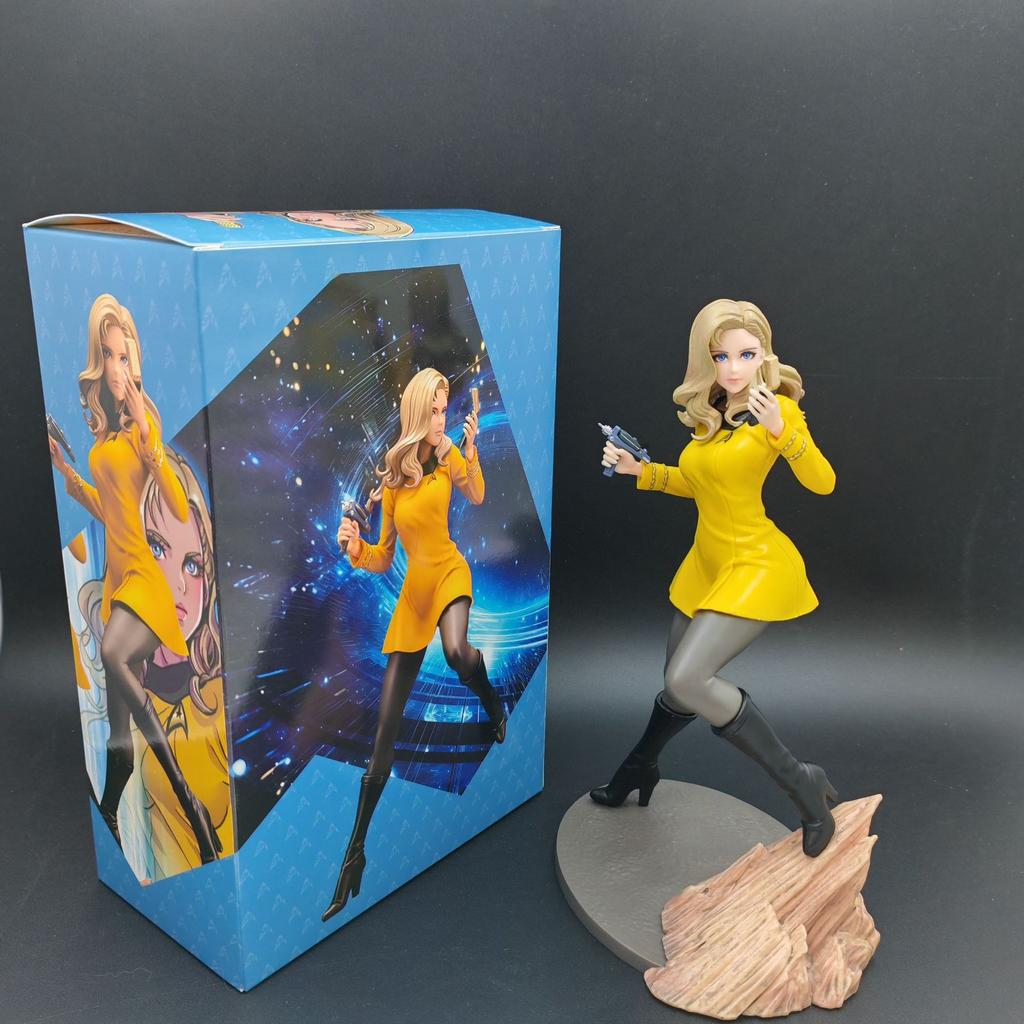 22Cm Star Trek Commander Pvc Standing Posture Cute Girl Anime Figure Model Statue Desktop Ornaments Decoration Surprise Toys