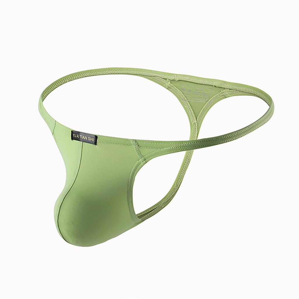 Herrenunterwäsche, sexy Tanga, einfarbig, niedrige Taille, Höschen, erotische Dessous