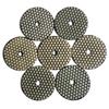 Konfor 100mm Diamond Polishing Pads, Dry Grinding Cutter for Marble and Granite, Pack of 7