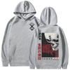 Men's Casual Hooded Sweatshirt Anime Berserk Legend Guts Swordsman Casca Zodd Sacrifice Mark Print Autumn and Winter Adult Pullo