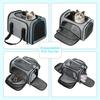 Portable Cat Carrier Airline Approved Pet Handbag Foldable Soft-Sided Cat Cage Expandable Pet Travel Bag Breathable Pet Dog Bag