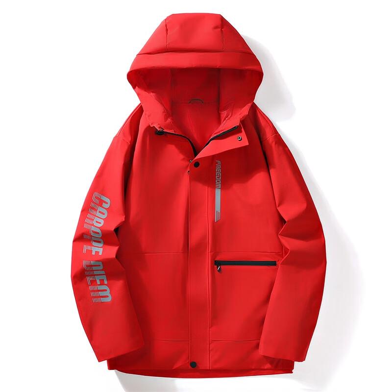 JOHLIN DREAM Unisex Solid Color Outdoor Jacket 3XL