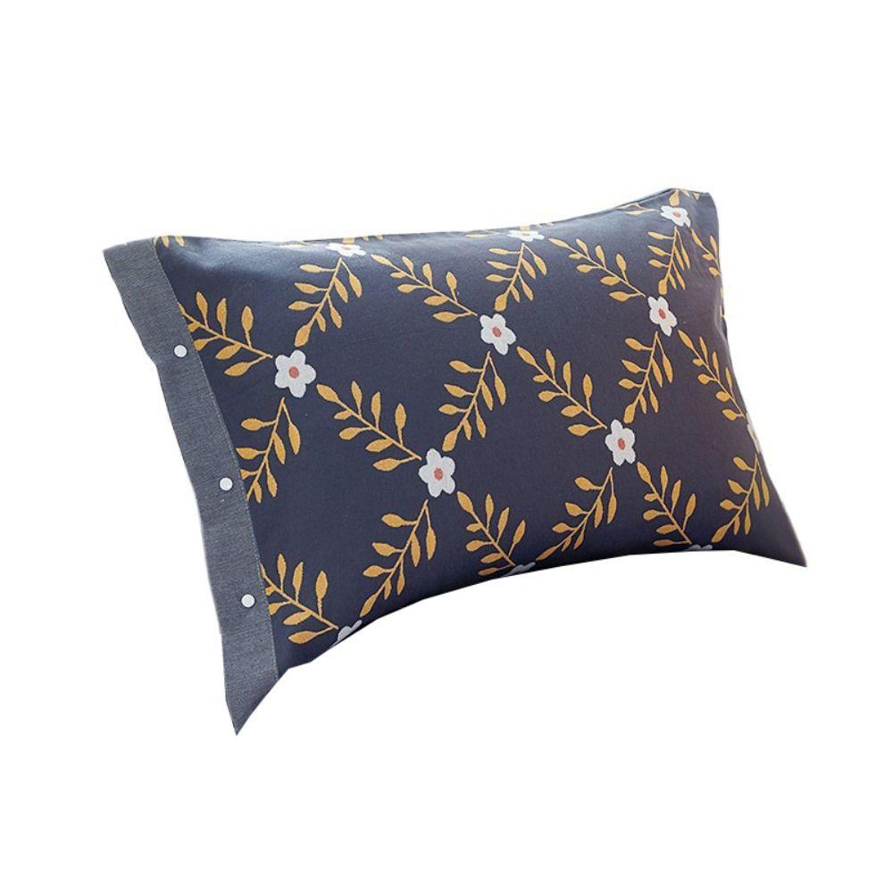 

Cotton Pillows Cover Rectangular Cushion Cover Bedding Supplies Pillow Case Living Room темно-синий