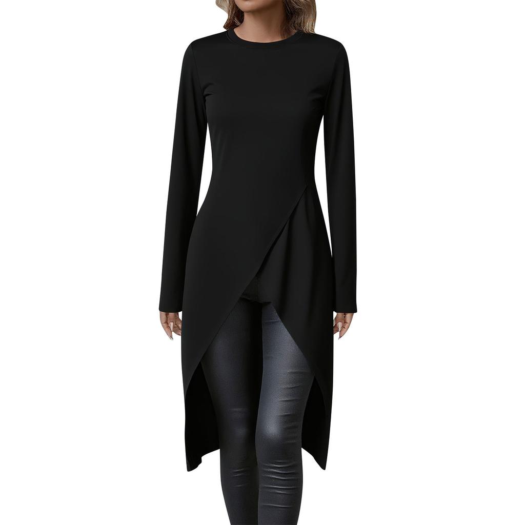 Women's Casual Long Artistic Retro Long Sleeve Sweater Top