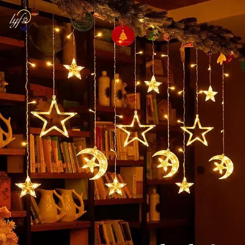 3.5m Ramadan Moon Star String Light Eid Mubarak LED Fairy Light Islamic Decor