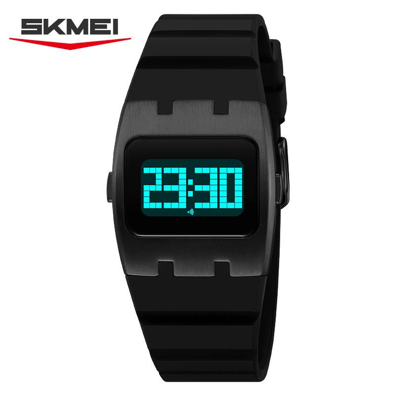 SKMEI LED Square Student Digital Watch - Casual & Simple Design