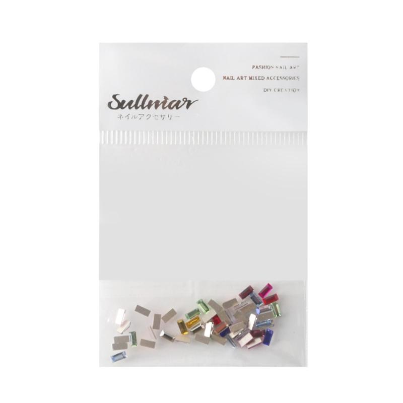 50PCS Rhinestones Nail Decorations Colorful Rhinestones Nail Art Charms Irregular Nail Art Decorations for Nail Design