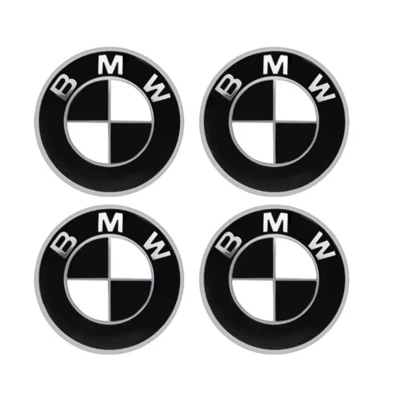 2026 Hot 4pcs Auto Rim Styling Caps Car Wheel Center Hub Cap Covers 56mm 68mm Compatible with BMW E36 E46 E53 E90 E60 E61 E93 E87 X1 X3 X