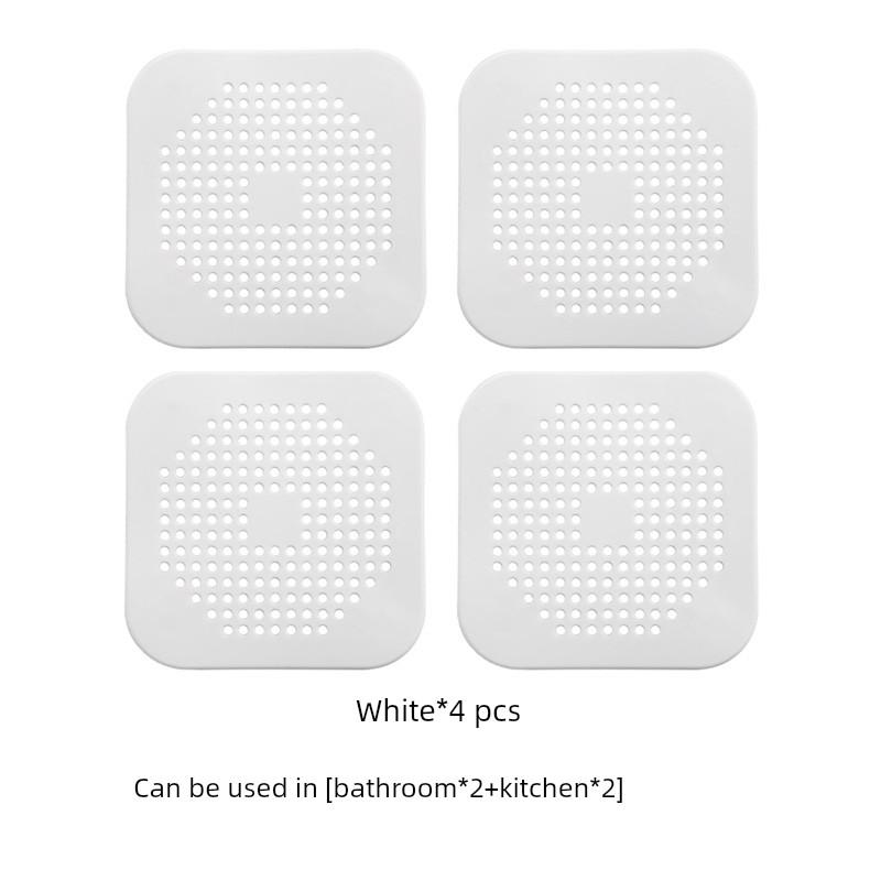Floor Drain Cover Bathroom Hair Filter Kitchen Sewer Hair Filter Net Leak-Proof Drainage Bathroom Sink Handy Gadget
