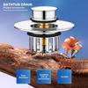 Rustproof Bathtub Drain Stopper Pop-up Drain Hair Catcher Universal Bathtub Stopper