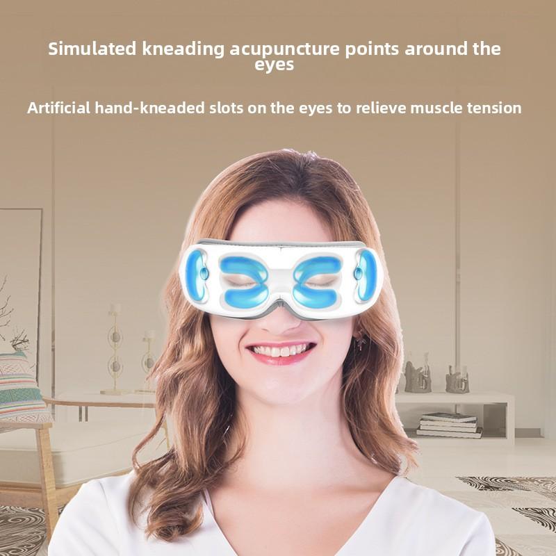 New Eye Massager, Air Pressure Eye Massager, Hot Compress Folding Eye Protection Device, Music Eye Protection Device