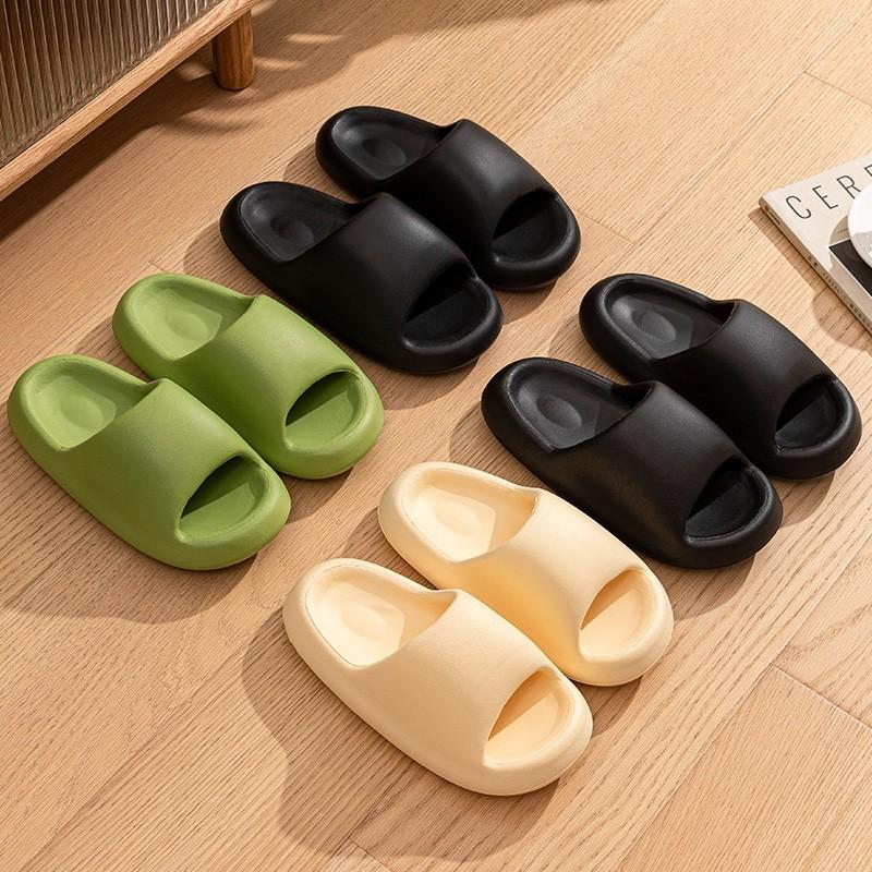 New slippers women's summer wear non-slip thick bottom indoor home couple dormitory cool slippers men