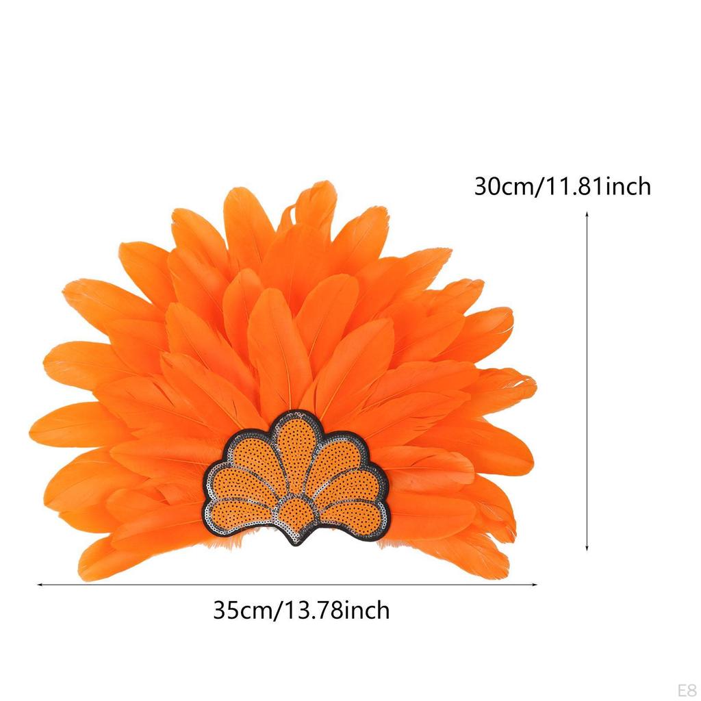 Feather Headband for Costume Events