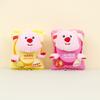 Adorable Plush Animal Keychain Cute Snack-inspired Teddy Bear And Puppy