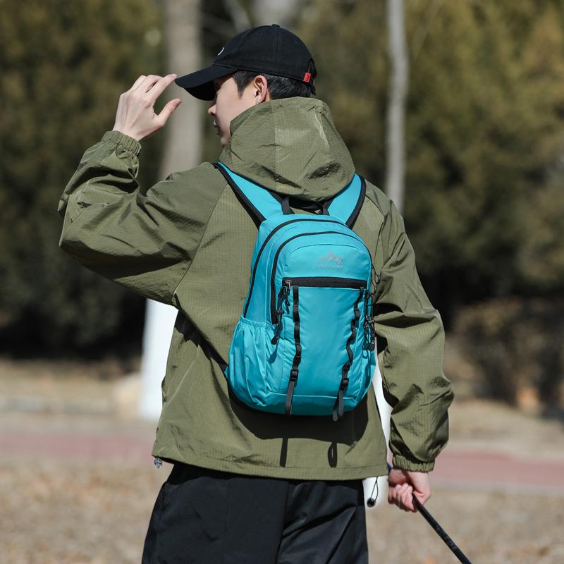 Schoolbag Lightweight Mountaineering Bag Outdoor Sports Foldable Riding Backpack Water-proof Multifunctional Layered Backpack