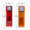 LED Solar Strobe Warning Lamp Rechargeable Solar Night Driving Traffic Safety Cautionled LED Light Chip Control Car Accessories