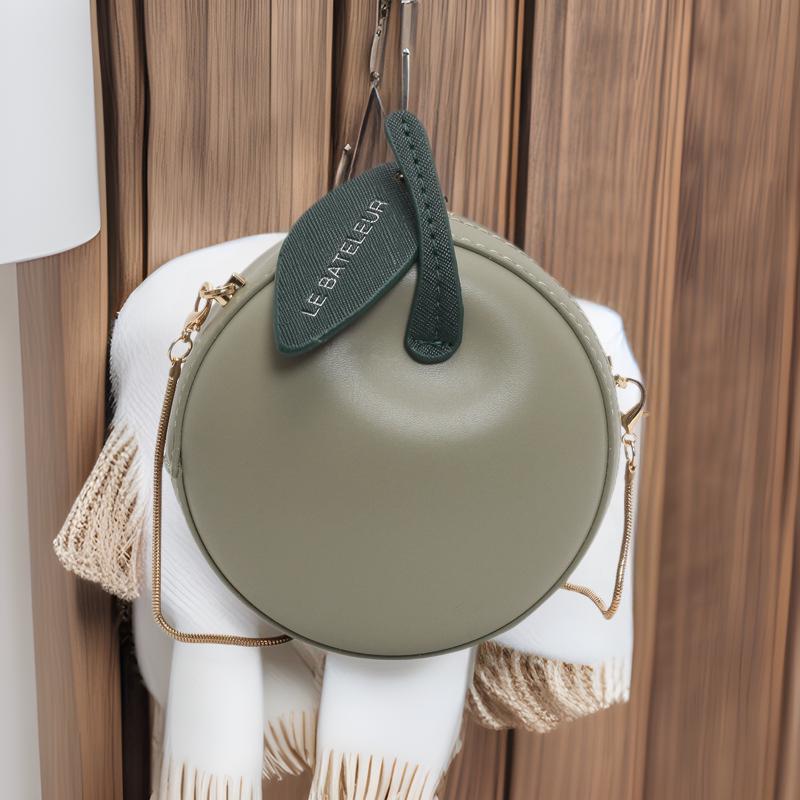 2024 Trendy Korean-Style Women's Chain Crossbody Bag - Versatile and Stylish Round Design