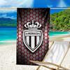 Monaco Football Club Printed Beach Towel, Super Soft Microfiber, Perfect Gift Birthday, for Pool, Beach, Travel, for Family and Friends