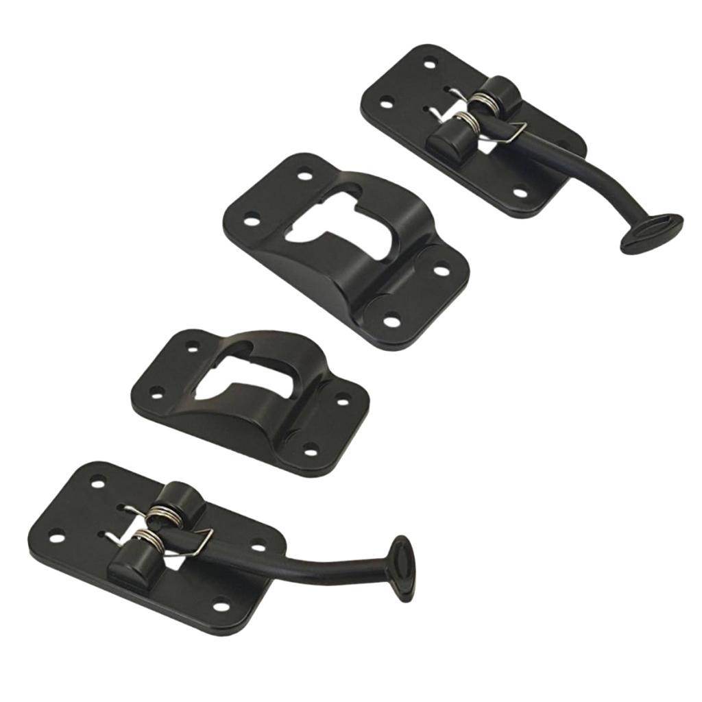 Entry Door Holders Elbow Design Wear Resistant Trailer Latch Universal Replacement for Car Cart RV Beach Vehicles