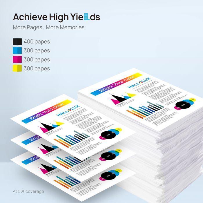 FLEUVE - CARTOUCHE IMPRIMANTE - PG-575XL/CL-576XL (1N, 1C) pour Canon TS3550i/TS3551i/TR4750i/TR4751i