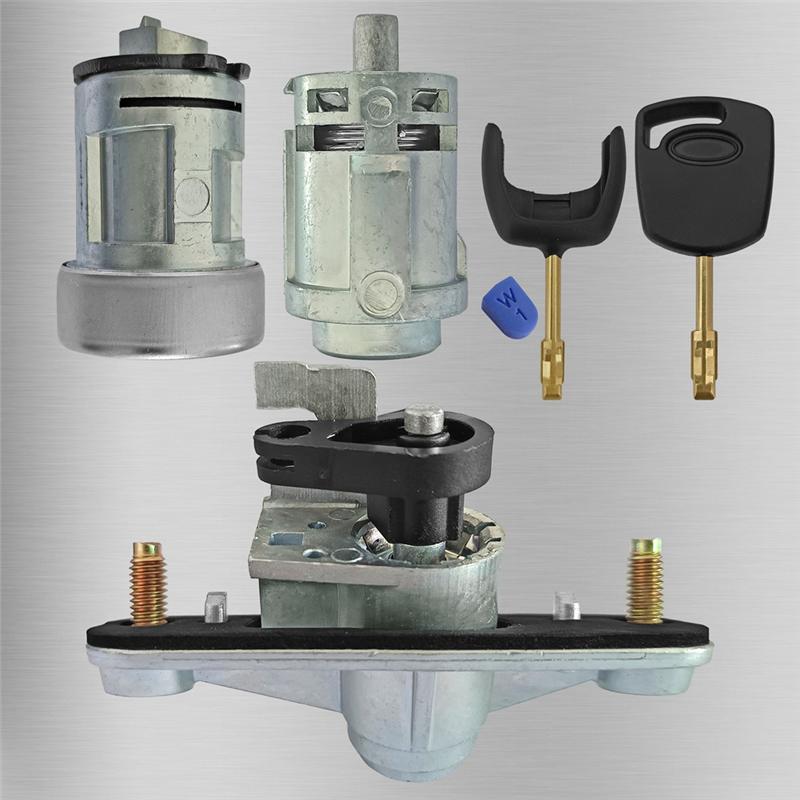Car Lock Set Ignition Switch Door Lock Trunk Lock LK1S71F22050AA For Ford Mondeo 2001-2007