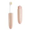 2-IN-1 Travel Toothbrush Set PortableSoft Bristled Deep Cleaning Oral Care Toothpaste Tube Storage Box Easy to Carry Mini