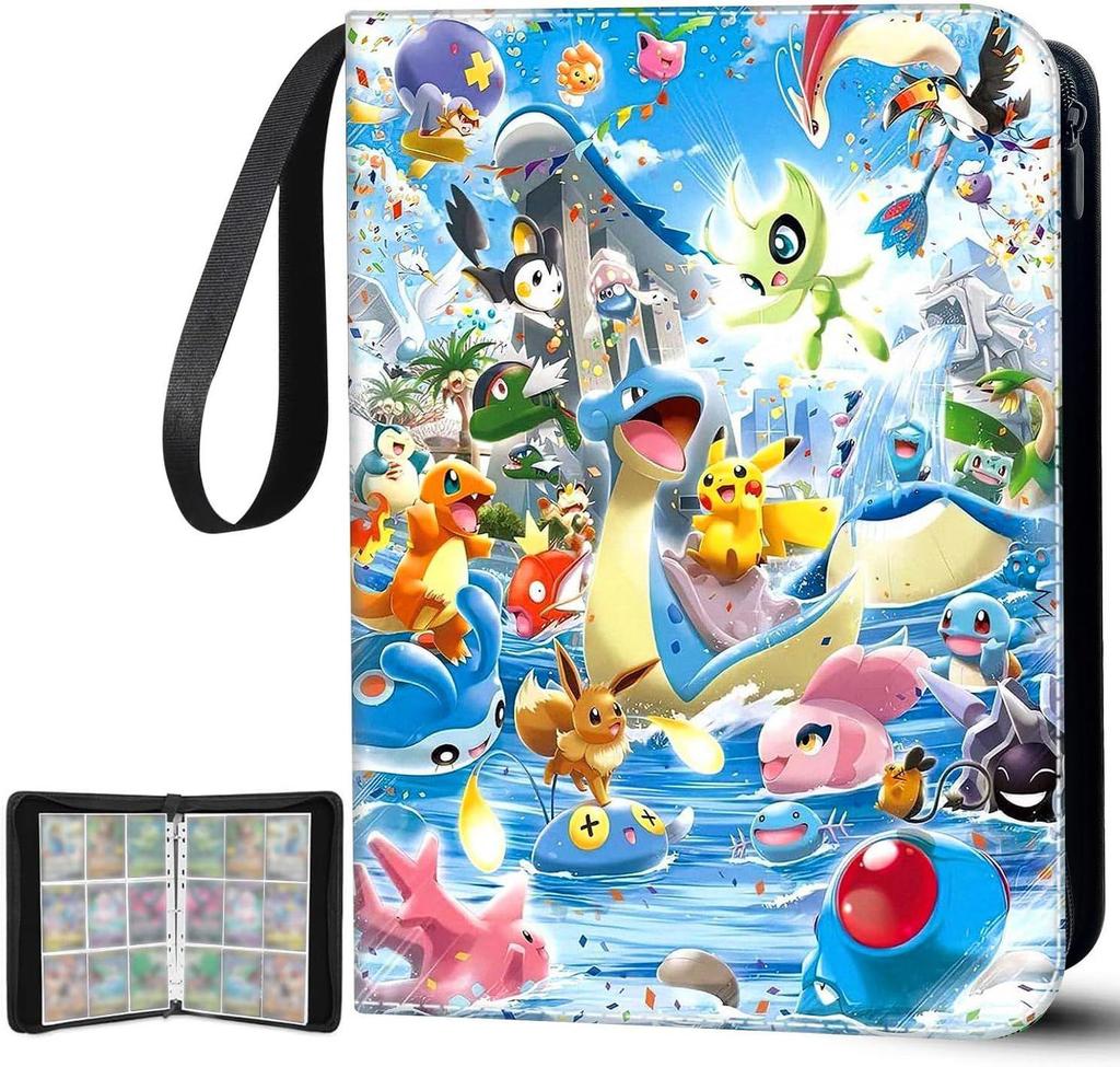 Pokémon & Yu-Gi-Oh Card Collection Storage Book