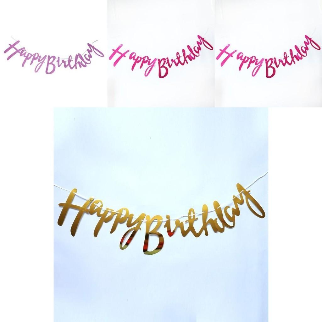 Vibrant Happy Birthday Banner For Festive Party Decoration And Cheerful Celebration