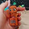 Tung Tung Tung Sahur Stemmelegetøj Hjerneforrådnelse Nøglering Tralalero Tralala Pynt Nøglering Skrivebordsdekoration Taskevedhæng