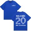 Rapper Melendi 20 Anos Sin Noticias Merch Men's and Women's Fashion Cotton Casual T-shirt