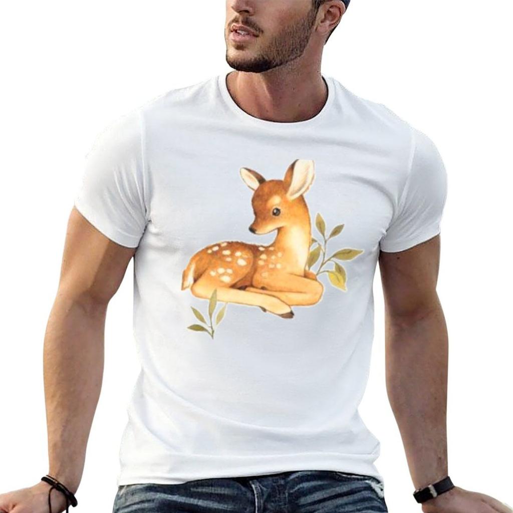 baby deer T-Shirt Dry Fit Athletic Short Sleeve Shirt
