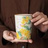 Ru Kiln Rabbit Coke Cup Drinking Tea Set Ceramic Tea Cup Household Large Tea Cup Single Cup Kung Fu Tea Set Gift Box