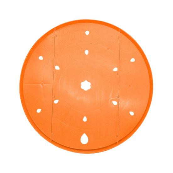 

Круглая вставка для кашпо Вставка для цветочного горшка Диск с дренажными отверстиями Наполнитель для цветочного горшка Меньше земли для посадки для больших круглых кашпо Для использования в помещении и на улице S оранжевый