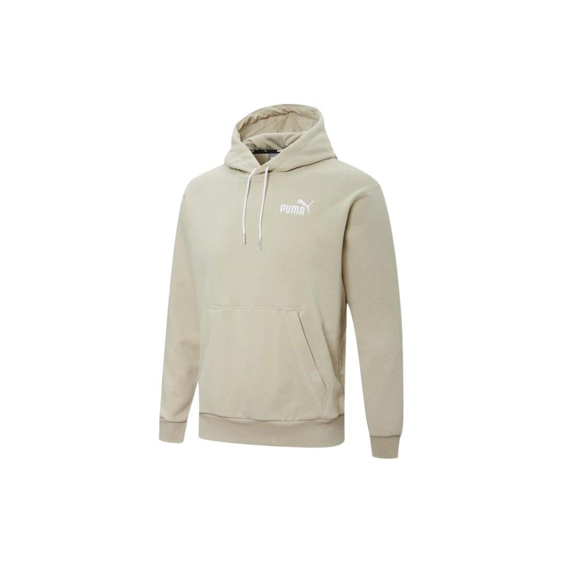PUMA Ess Logo Hoodie  Beige  Men s 849585-64 XXL