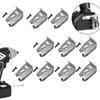 For Tool Storage Belt Clip Hooks Replacement Clips 10 Piece Belt Hook Set Workshop Tools Easy Installation Process