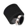 45mm Angled Sponge Air Filter for Motorcycle/ATV - Black, Compatible with Various Models
