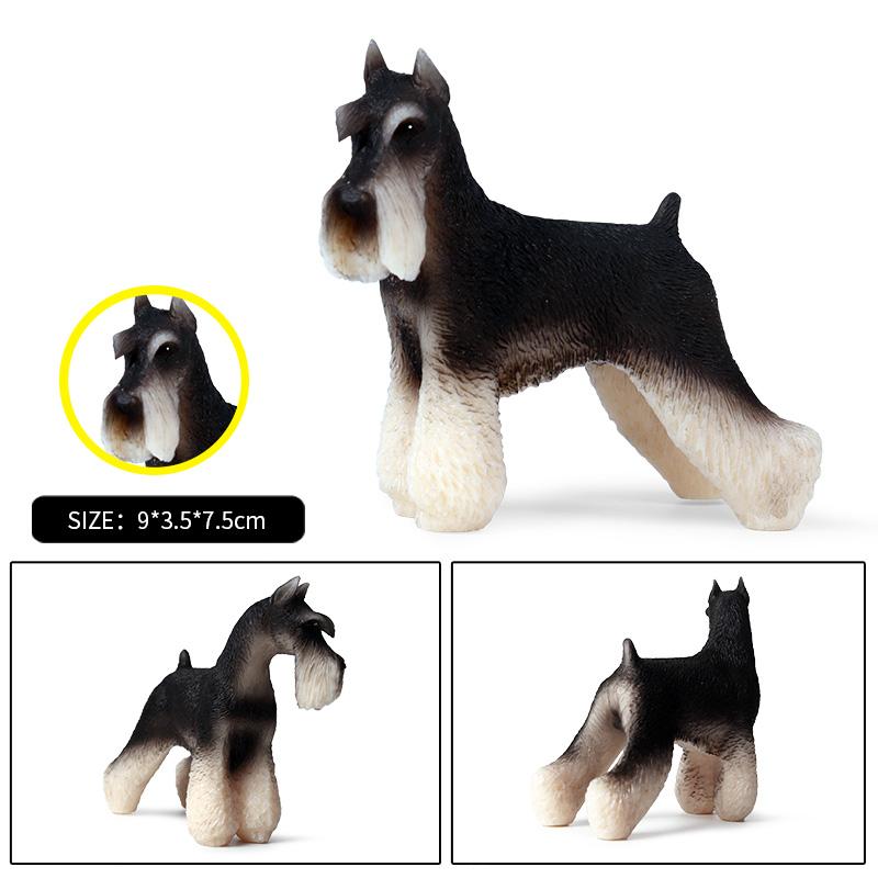 Oenux Dog Animals Model Husky German Shepherd Rottweiler Saint Bernard Action Figure Puppy Figurines PVC Collection Toy Kid Gift