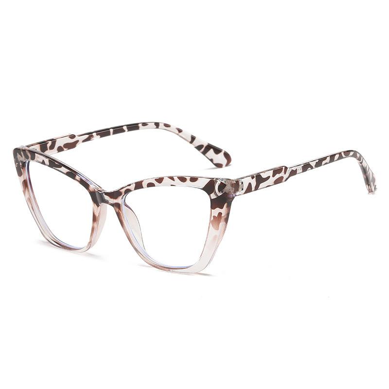 

Модные анти-голубые кошачьи глаза плоское зеркало, уличная съемка универсальная оправа для очков без макияжа flat light [anti-blue light]