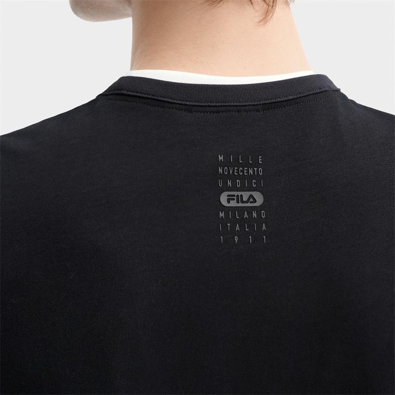 New FILA T Shirts Men's Jet Black F11M435102FBK